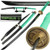 Zombie Killer High Carbon Steel Full Tang Katana Sword Hi-Vis Green FINAL SALE