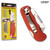 Folding Utility Knife Red Handle