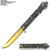 3rd Gen Highlander MacLeod Style Spring Assisted Knife Gold Blade