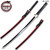 Hand Forged MOSHIRO 1045 High Carbon Steel Red Glossy Scabbard