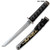 Edge Tanto 21" Sword w/ Gold Dragon Engraved Black Scabbard Edge Tanto 21" Sword w/ Gold Dragon Engraved Black Scabbard