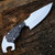 Tactical Fixed Blade Knife D2 Steel Micarta Wood Lion Handle Tactical Fixed Blade Knife D2 Steel Micarta Wood Lion Handle