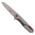 Tactical Grey & Red Assisted Opening Folding Knife