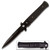 Assisted-Opening Tactical Folding Knife with G 10 Handle Black