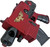 WarH40K Space Warrior Red Bolter Replica Prop, PU Foam, Large 1:1 Scale, for Costume, Halloween (Bolt Pistol UM)