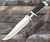 Black Tactical Fixed Blade Knife with Nylon Sheath – Silver Accent Handle