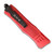 Red Legacy Edge OTF Knife Tanto Point Blade