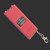 Red Compact Rechargeable Stun Gun with LED Flashlight, Safety Switch & Carrying Pouch