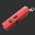 Red Compact Rechargeable Stun Gun with LED Flashlight, Safety Switch & Carrying Pouch