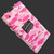 Pink Camouflage Rechargeable Stun Gun with LED Flashlight