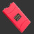 Red Rechargeable Stun Gun with LED Flashlight