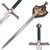 Sword of Faramir LOTR with Green Handle and Display Plaque