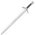 Sword of Boromir LOTR with Green Handle and Display Plaque