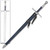 46.5" Lingua Belli Medieval Longsword with Etched Stainless Steel Blade