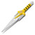 16.5" Yellow Power Dagger All-Foam Cosplay Prop