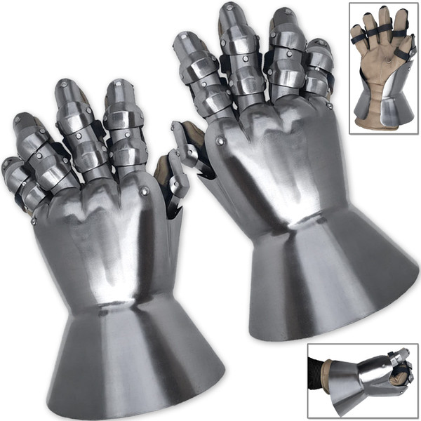 Churberg Hourglass 14th Century Armor Gauntlets