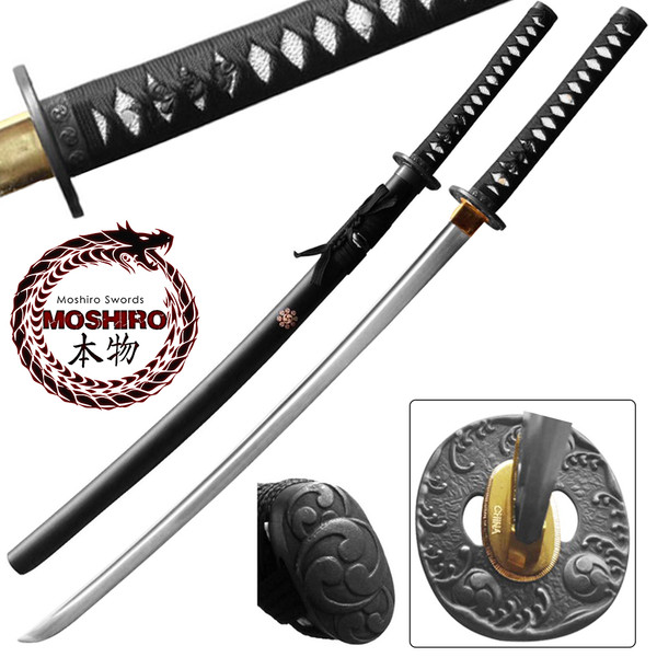 MOSHIRO Deluxe 1045 High Carbon Steel  Katana 