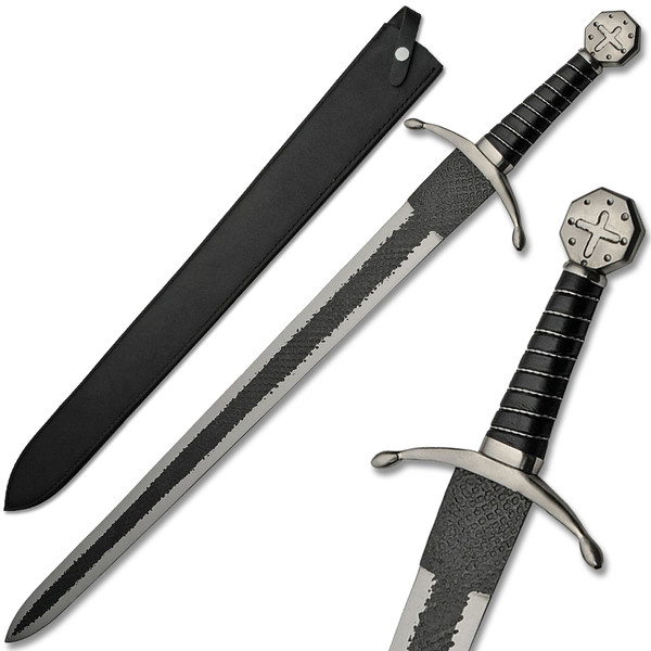 Flint Medieval Knight Crusader Sword