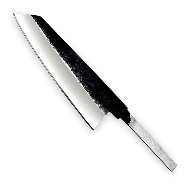  WHITE DEER 1095 Forged Steel Blank Santoku Tanto Chef Knife Japanese Cutlery Extreme Sharp AF