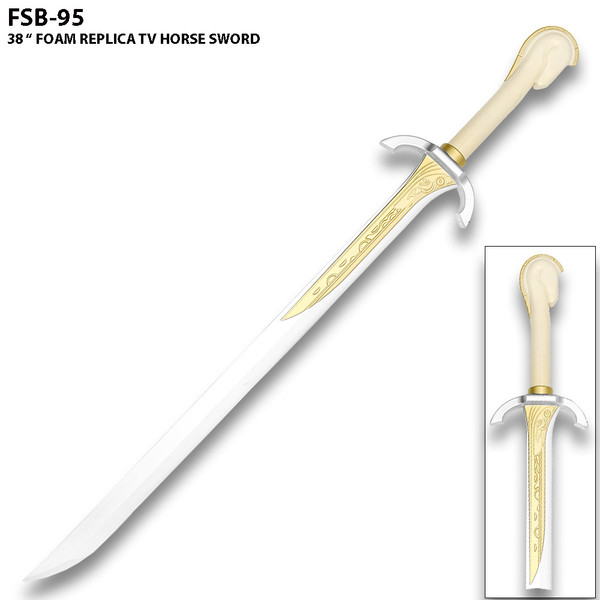 40" REPLICA TV FOAM FANTASY HORSE FOAM SWORD