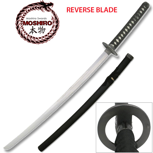MOSHIRO Rurouni Kenshin Himura's Reverse Blade Katana with /Free Stand