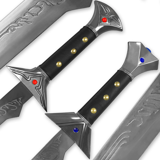 Drizzt's Icingdeath & Twinkle Scimitar Combo Set come With Leather Sheath