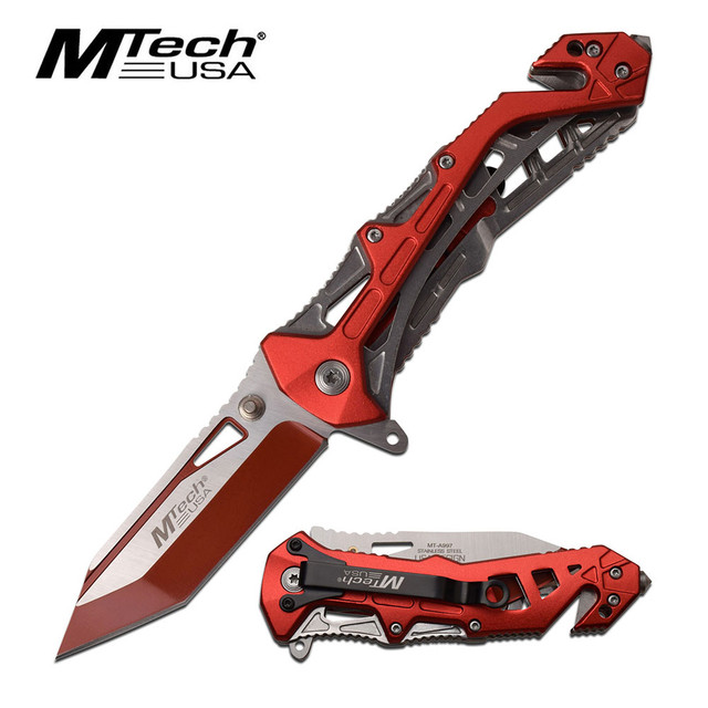 MTECH A/O Hot Red Sporting Knife