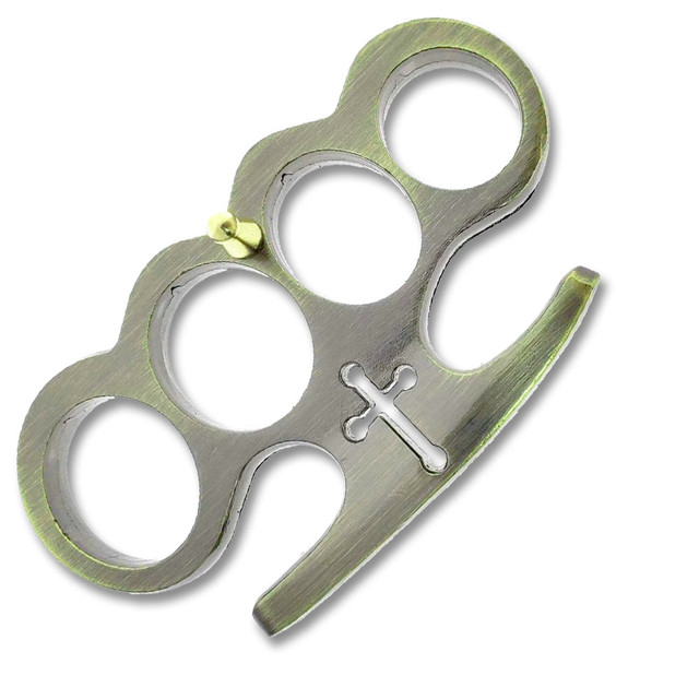 100% Pure Brass Knuckles Paperweights Spike Point - Edge Import