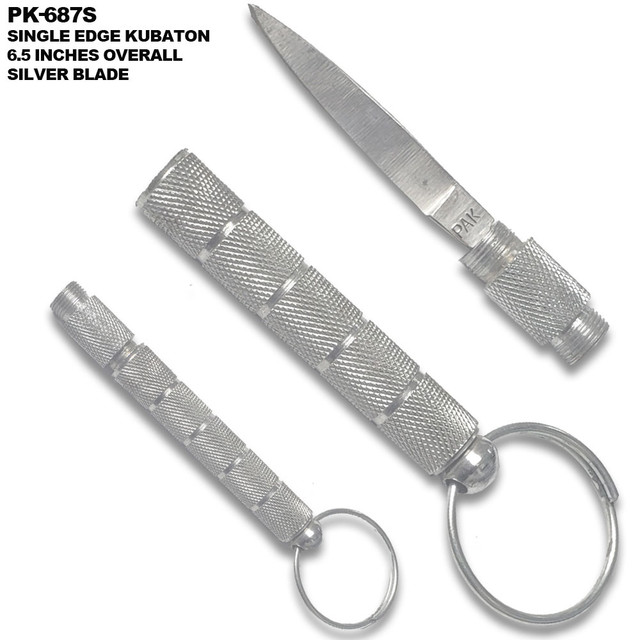 6.5" SINGLE EDGE KUBATON SILVER