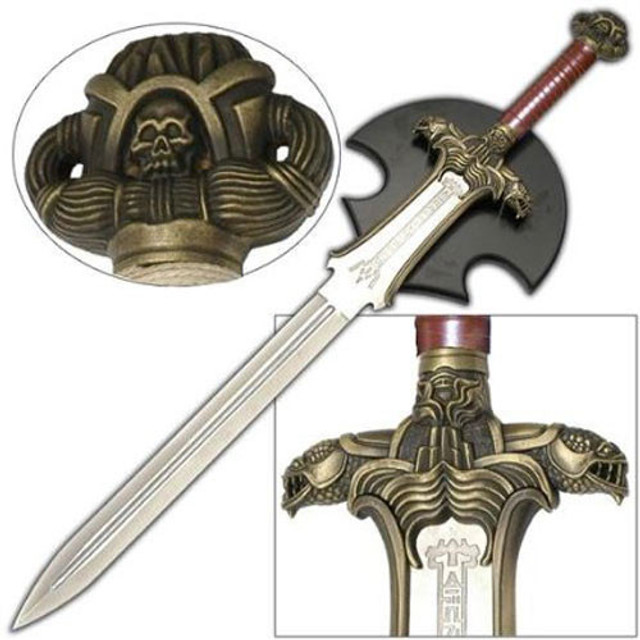 Conan Atlantean Hyborian Age Sword - Engraved w/ Plaque