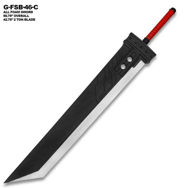 Foam Two-Handed Fantasy Sword – Lightweight Cosplay & Costume Prop