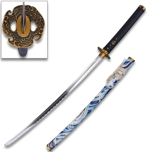 Ghost of Tsushima–Inspired Sword of Jin – Blue Sakai Katana