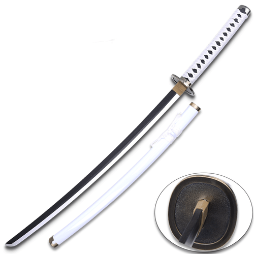 One Piece Roronoa Zoro's Wado Ichimonji Sword Steel All White Anime Katana  Kuina - Edge Import