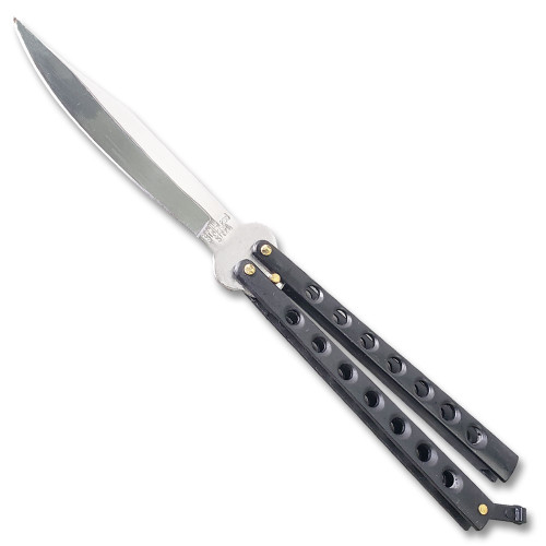 Black Flick Butterfly Knife Balisong - Edge Import