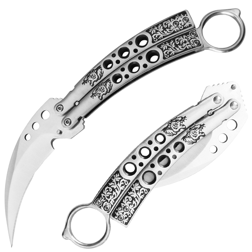 6.9′ ′ Thunderbolt Claw Karambit Butterfly Knife Otf Automatic Knife  Denfense - China Balisong, Karambat Claw