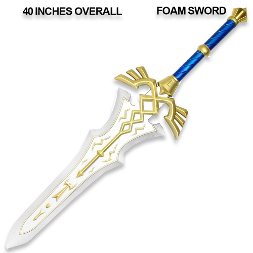 Blue and Gold Zelda New Foam Cosplay Sword Costume LARP Blade