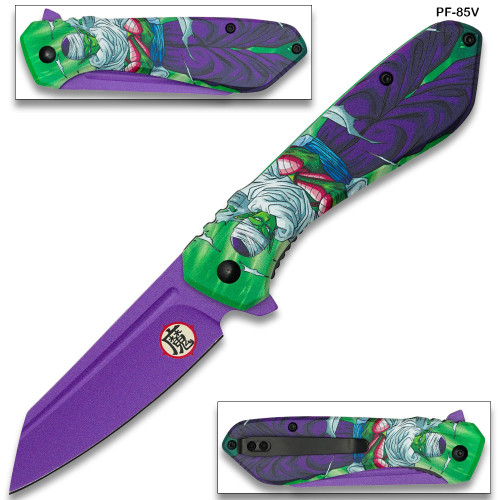 Dragon Ball Z Piccolo Graphic Tanto Folding Knife - Edge Import