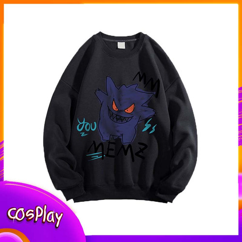 Gengar Hoodie Loose Korean Style Casual