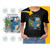 Slowbro and Tyranitar Fun Design Graphic Anime Girl Anime Gift Shirt All Size Graphic T Shirts Y2k Top Women Clothing