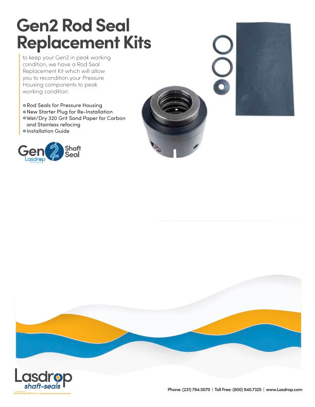 Gen 2 Rod Seal Replacement Kit