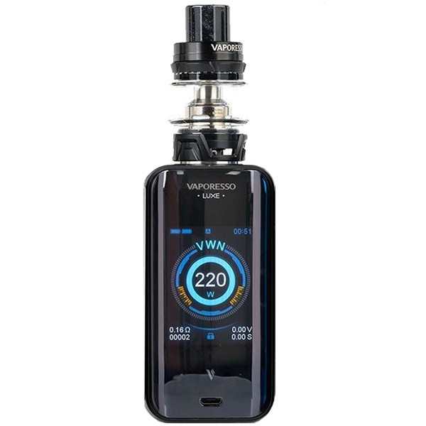 elfbar nachfüll pod läuft aus Vaporesso Luxe 2 E Cigarette - 220 W TC Kit with 8 ml NRG-S Tank main image 1