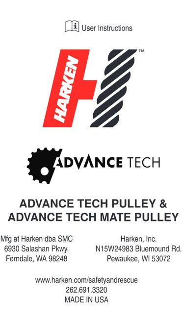 Advance Tech User Instructions 