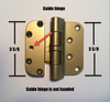 Hoppe adjustable GUIDE hinge for swing door