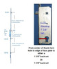 Hoppe 3-point  inline sliding door replacement gear