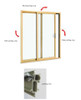 3-PIECE W/STRIP KIT INCLUDES QTY (3) 125650   80'' PARTING STOPS FOR DOORS UP TO 6FT WIDE AND 6-10FT HIGH. MAY 1999-JULY 2011
