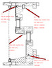 Semco 4-pack (each pack has qty (4)  36'' pieces of the type you choose) for Semco compression tilt  Double hung replacement weather-strip for units manufactured from 1980 to 1996