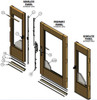 Ashworth Active Panel Multi Point locking hardware bottom replacement gear (36'' handle height) for doors manufactured 10/17/2015 or newer:  part ash#2384210, hpe#2509231