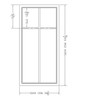 SUE GROSSKOPH Replacement sash (SIMULATED DIVIDED LIGHT)only to fit old Marvin Casemaster from 1985-2008 ( will require sign off drawing after ordered) 