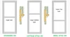 CLEAR GLASS ONLY Replacement double hung sash kit to fit "WINDSOR SERIES" old compression balance system