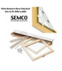 1996-2020 (GRILLE BETWEEN THE GLASS ONLY) Double Hung replacement sash kits to  fit old SEMCO "Easy Tilt"  Window manufactured from 1996 to 2020
